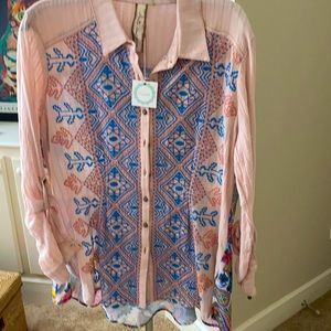 Boho colorful top